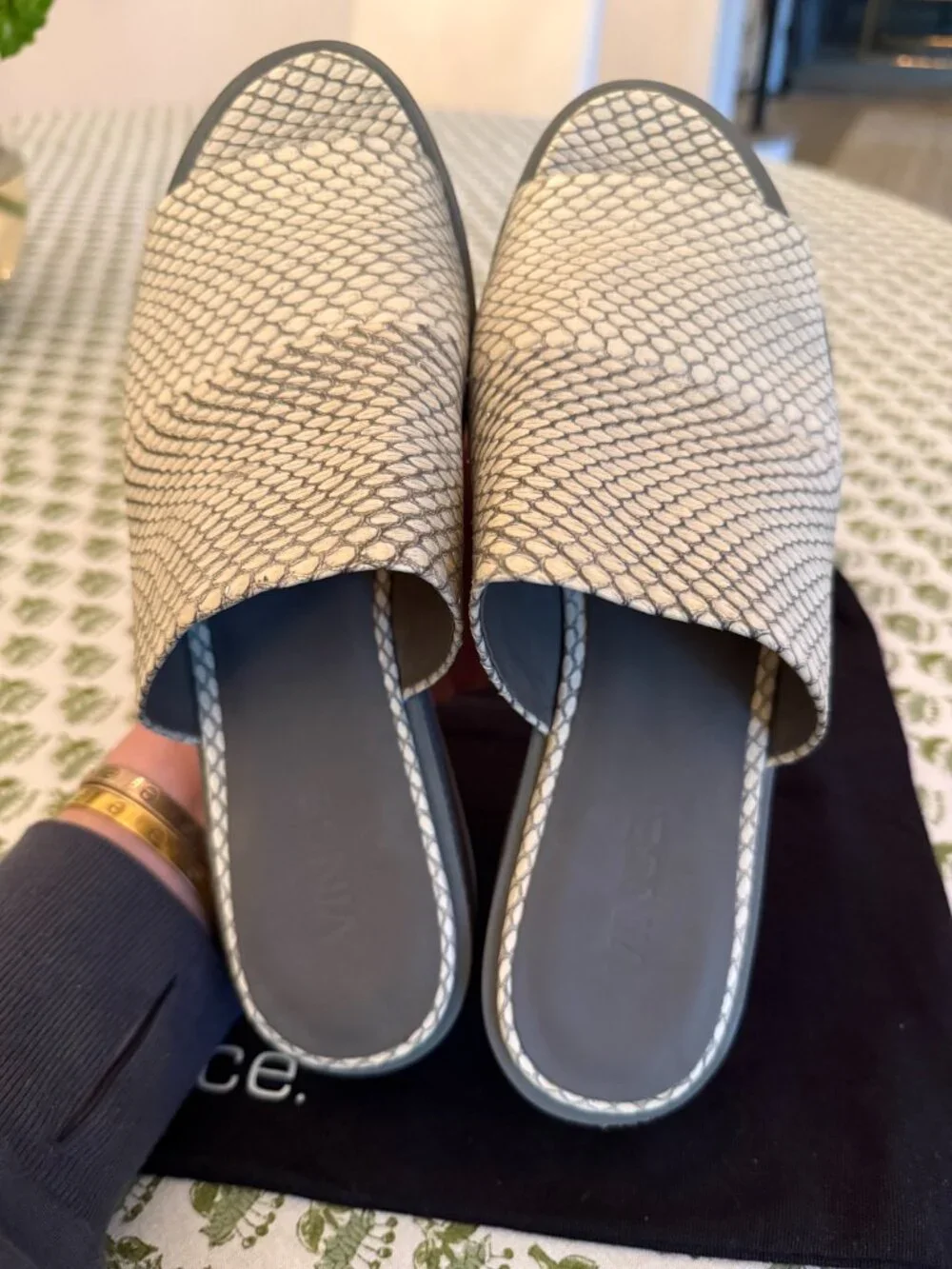 Vince Saskia Platform Slide Sandals | Womens Size 40